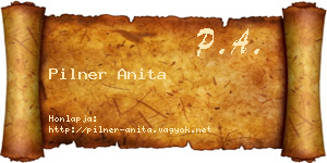 Pilner Anita névjegykártya